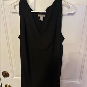 H&M Black V-Neck Sleeveless Tank